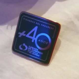 Pin Pioneros del Progreso +40 años